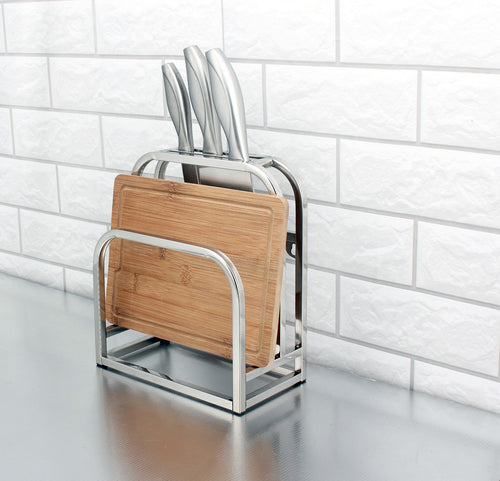 Countertop Knife & Cutting Board Organizer