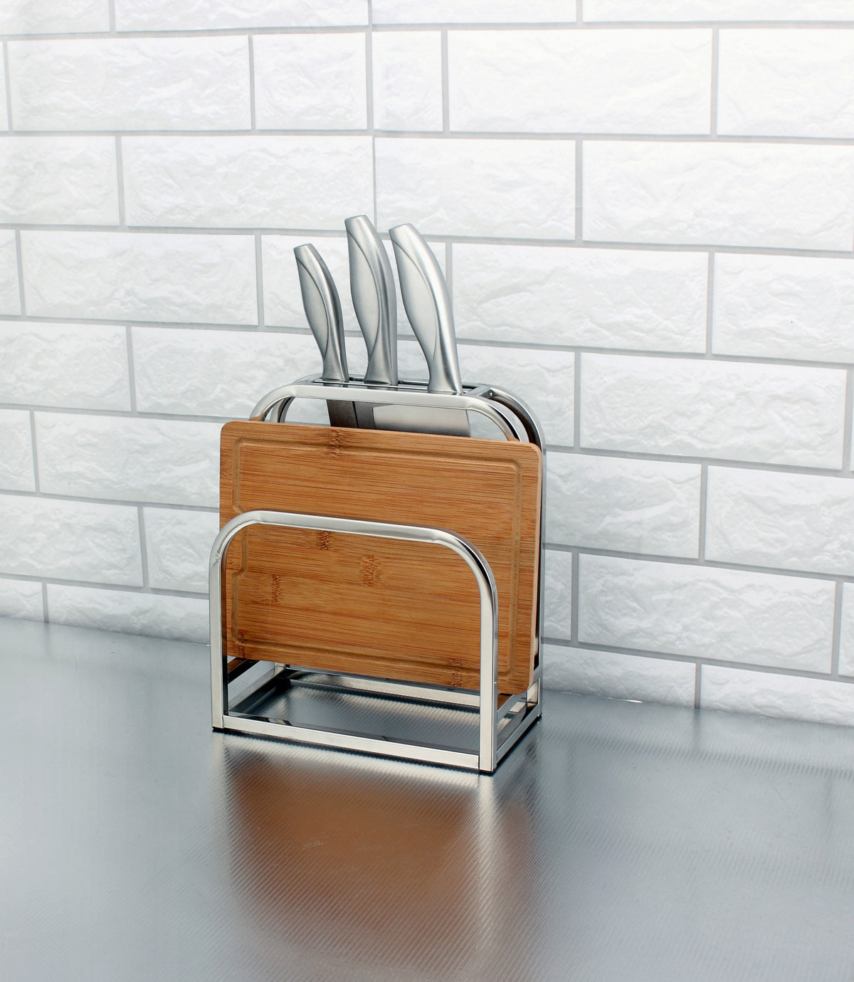 Countertop Knife & Cutting Board Organizer